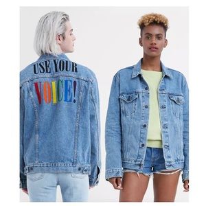 NWT Levi's® Premium LEVI'S® PRIDE TRUCKER JACKET🌈